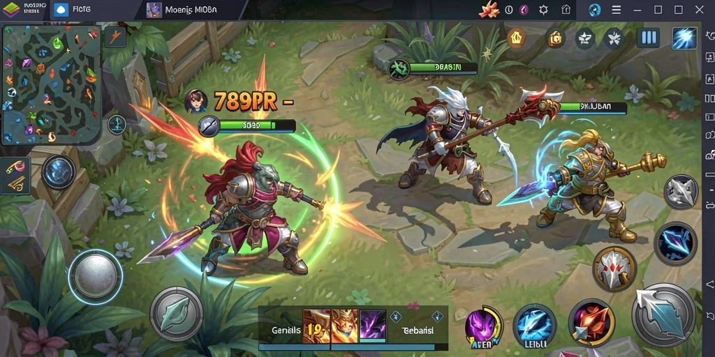 Tampilan gameplay seru dan penuh aksi di 789RP.