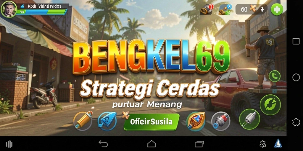 Tampilan gameplay BENGKEL69 yang seru dan penuh strategi.