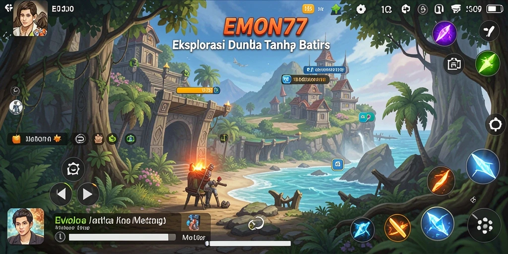 Gameplay terbuka yang menakjubkan dalam EMON77.