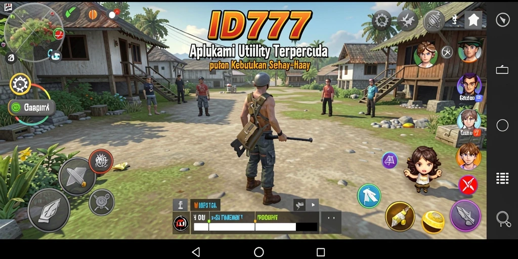 Screenshot ID777 menampilkan fitur utama aplikasi Utility yang memudahkan pengguna.