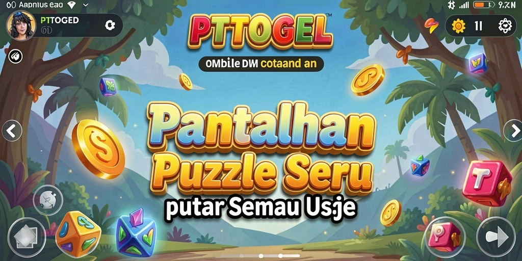 Tampilan gameplay menantang dan interaktif PTTOGEL.