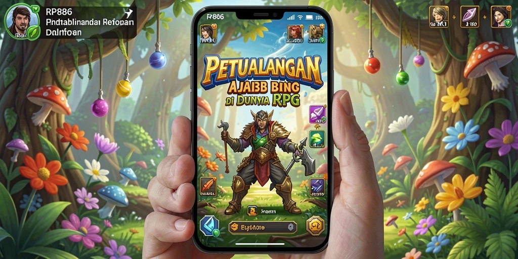 Tampilan game RPG yang memukau di RP886.