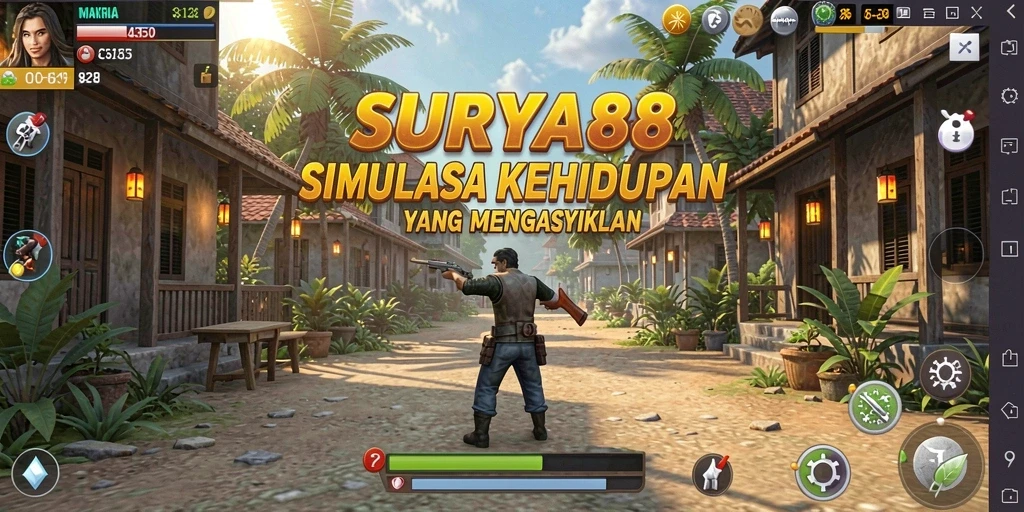 Screenshot utama SURYA88 yang menunjukkan gameplay yang imersif dan menyenangkan.
